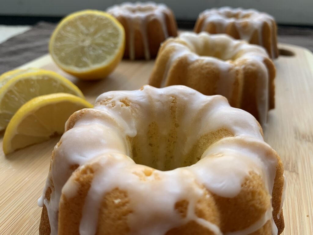 Mini Lemon Drizzle Bundt Cakes ⋆ The Quiet Grove