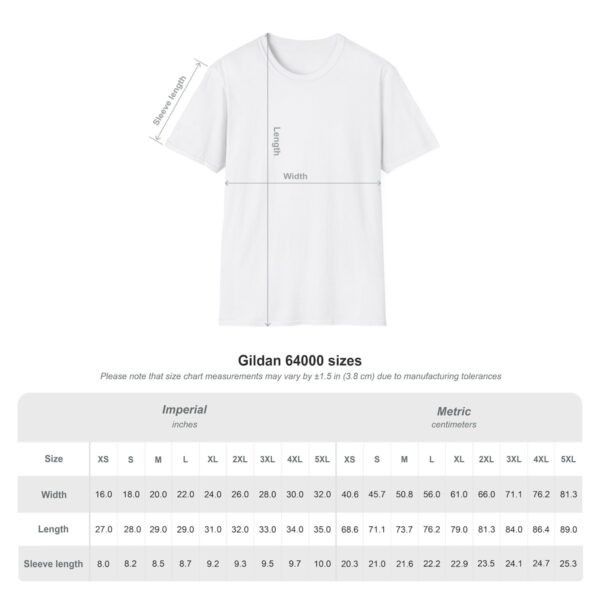 Shirt Size Chart