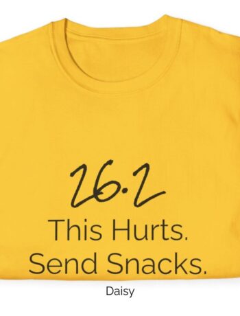 Daisy variation of 26.2 Hurts shirt design